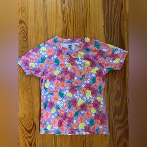 Tea Collection Floral Print Rashguard
